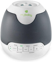 MyBaby, SoundSpa Lullaby - Sounds & Projection, Plays 6 Sounds & Lullabies, Image Projector Featuring Diverse Scenes, Auto-Off Timer